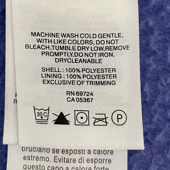 Columbia Women’s Zip Up Fleece Jacket Light Purple Size M - Picture 10 of 10